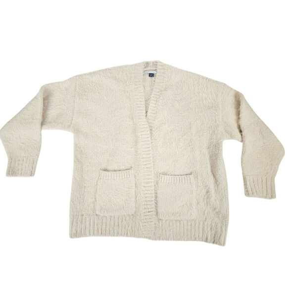 American Eagle Soft Cozy Cream Cardigan XS - Picture 3 of 9